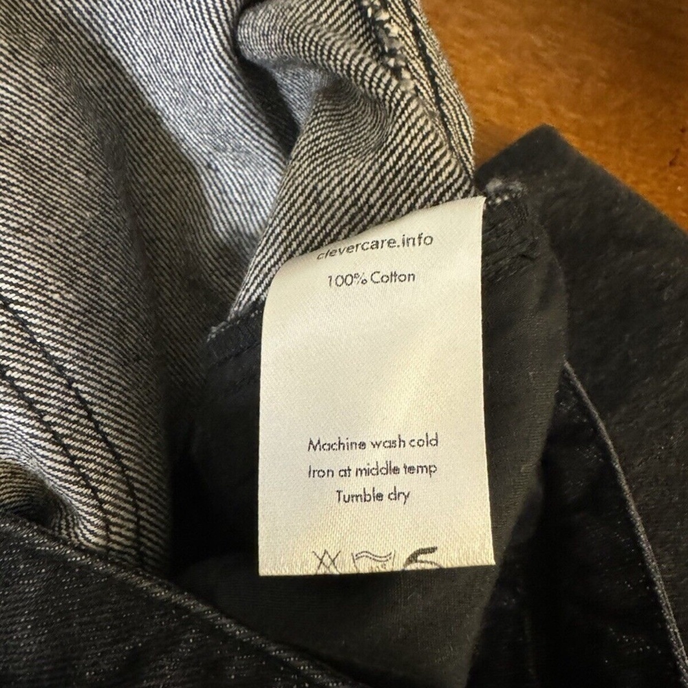 Lichi Nwt Size 26 Solid Black High-Rise Straight Leg Jeans W/28" Inseam — image 5 of 5
